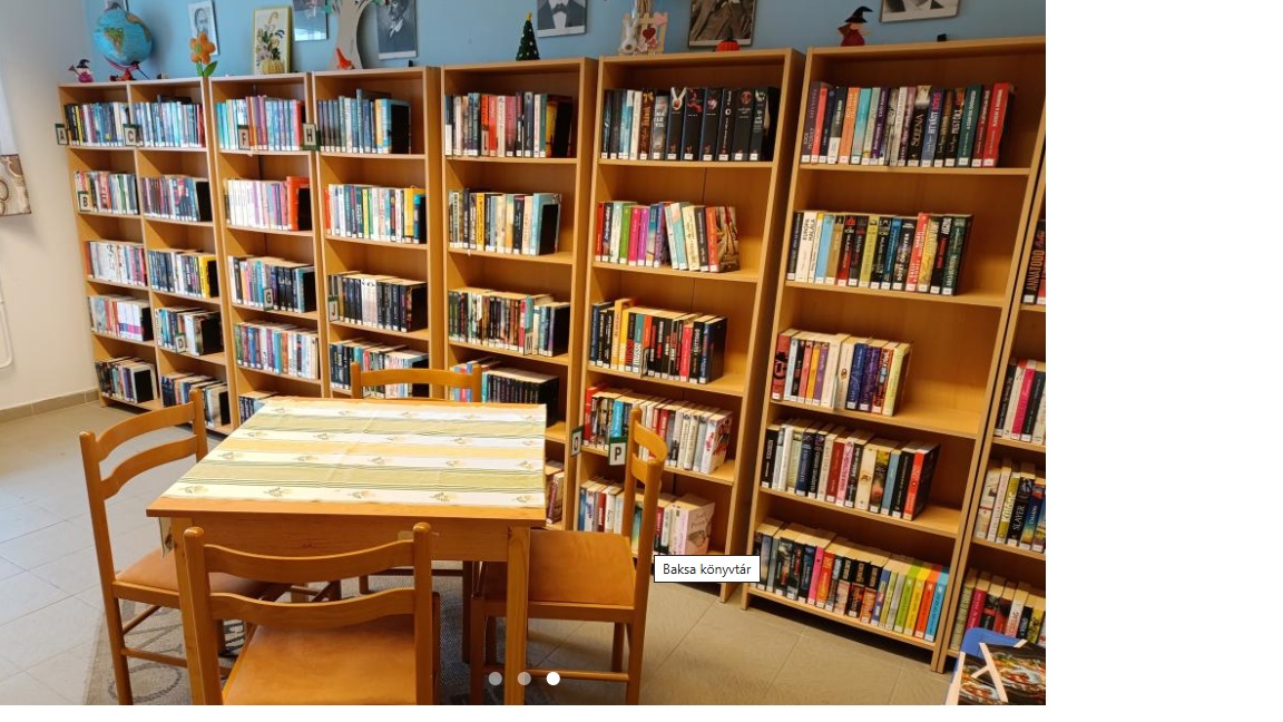 Várja olvasóit a Baksa Könyvtári, Információs és Közösségi Hely